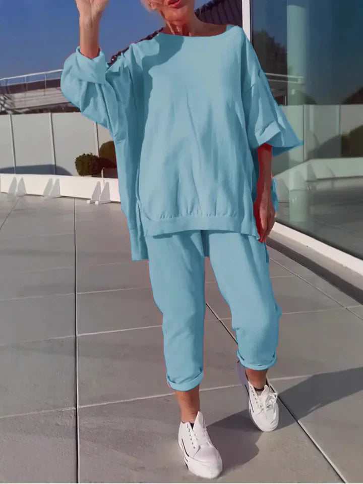 Esmaria - Casual Lounge Two Piece Set