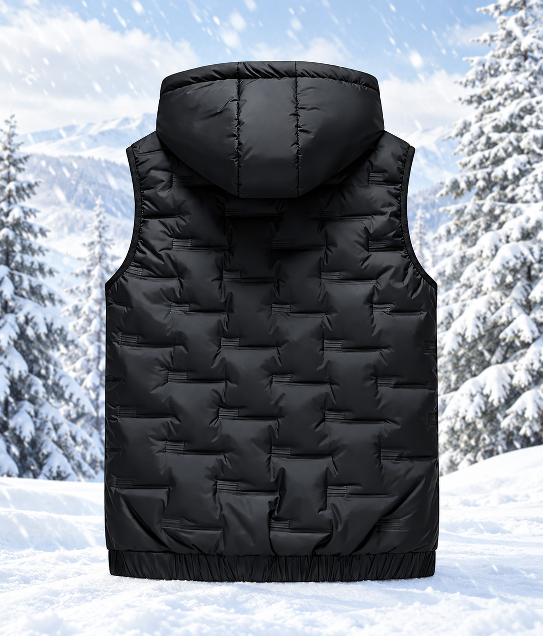 Yvora - Soft Hooded Vest With Zipper
