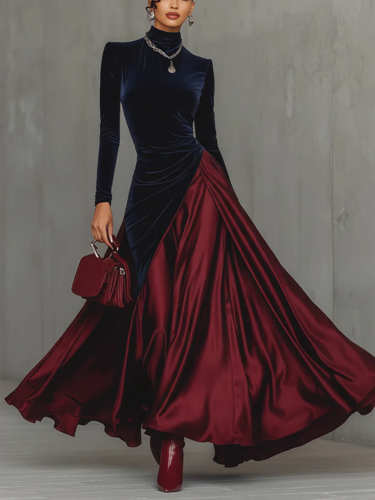 Kaliselle - Two Tone Long Dress