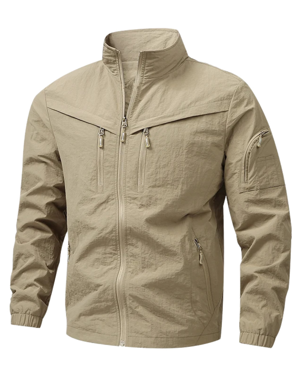 Tymas - Zip Pocket Stand Collar Jacket