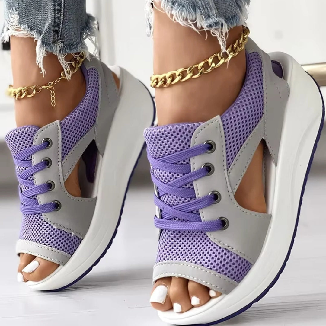 Nayeli - Casual Lace Up Sandal