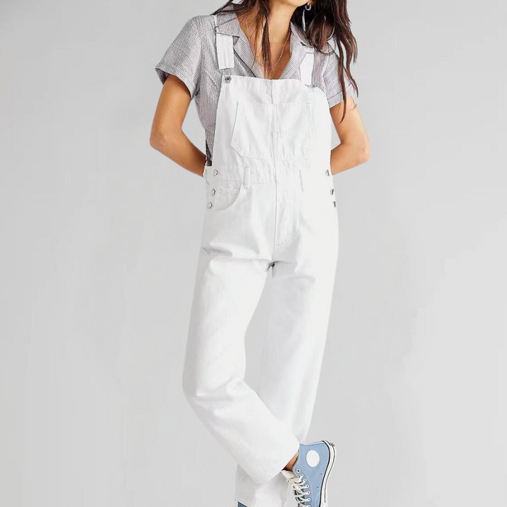 Jacqui - Comfortable Denim Jumpsuit