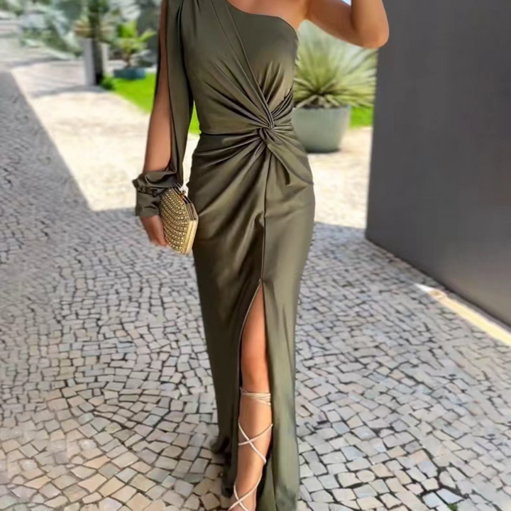 Nanette - Luxury One Shoulder Long Dress