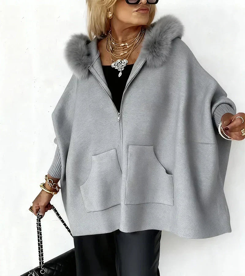 Chiaka - Oversized Cozy Zip-Up Coat