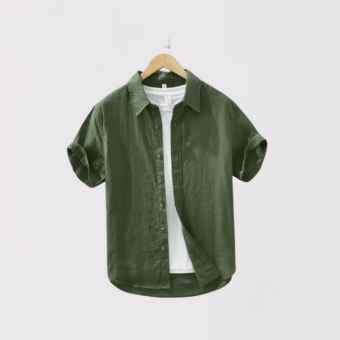 Kurtis - Short Sleeve Linen Shirt