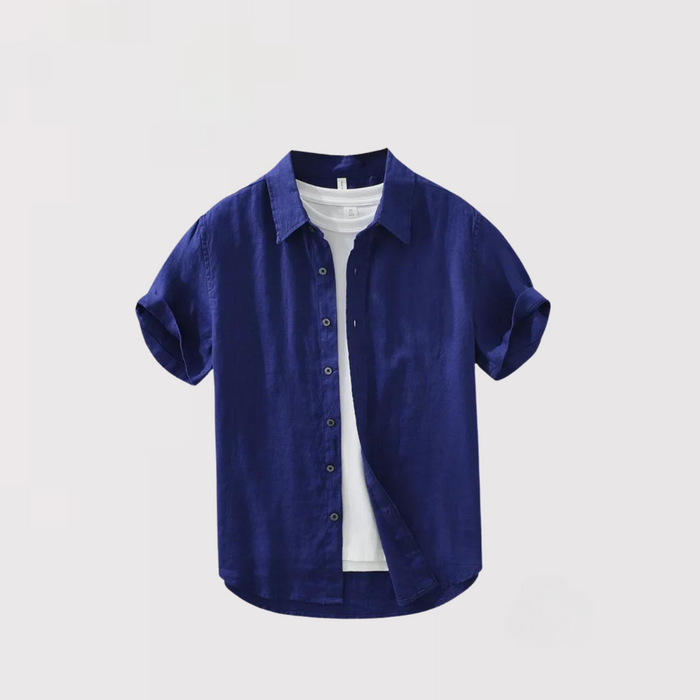 Kurtis - Short Sleeve Linen Shirt