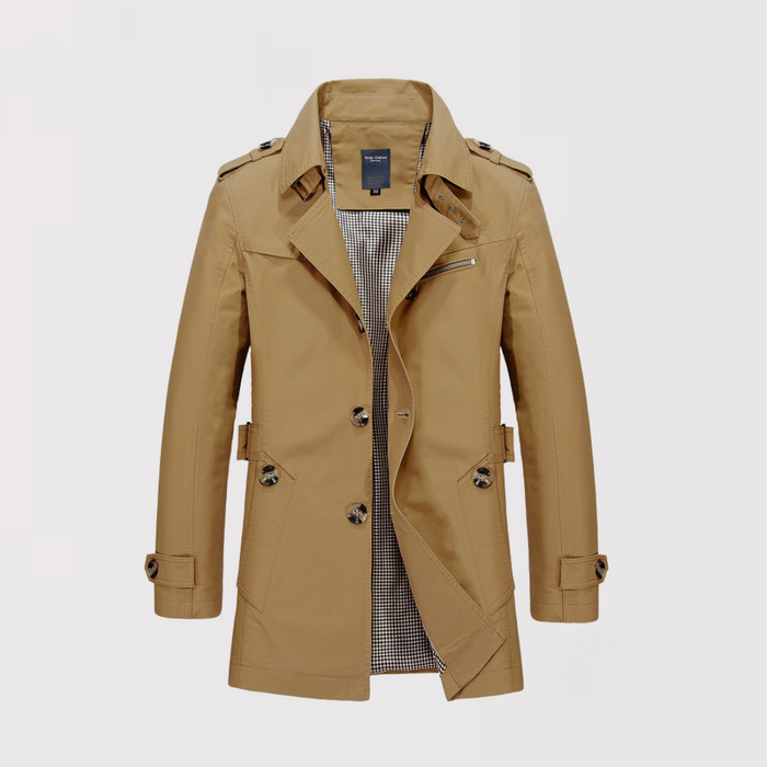 Crick - Casual Windbreaker Trench Coat