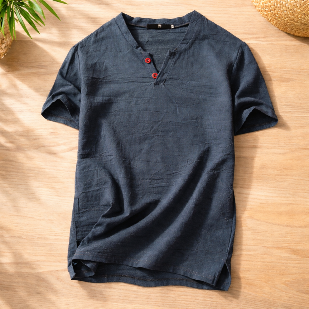 Freddoe - Short Sleeve Shirt With Button