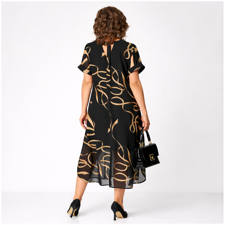 Pavla - Elegant Short Sleeve Dress