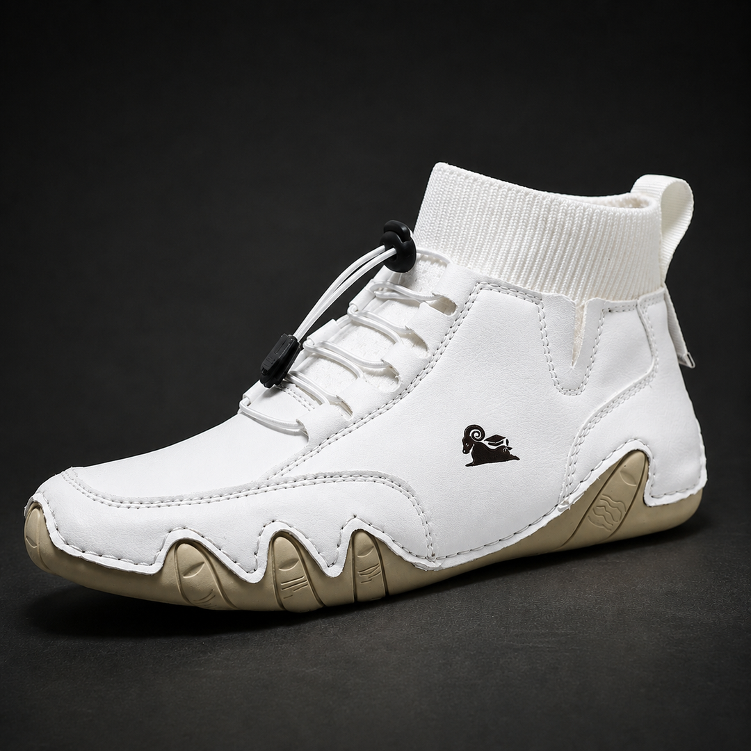Pufioshield - Leather Lace Up Sneakers