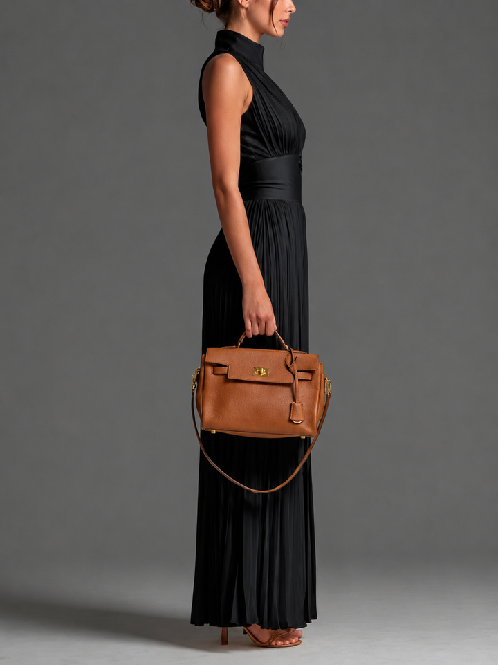 Kleira - Sleeveless Pleated Jumpsuit