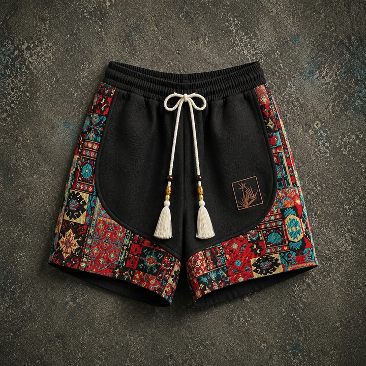 Haren - Boho Inspired Shorts With Elastic Waist