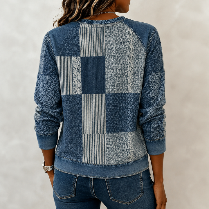 Emilis - Vintage Denim Sweatshirt