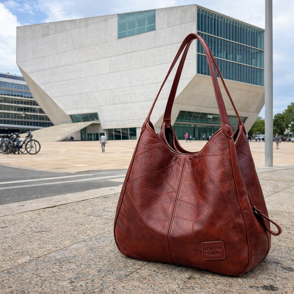 Mavise -  Leather Shoulder Bag