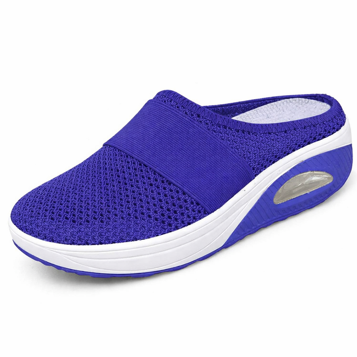 Schena - Slip On Mesh Platform Mule Shoes