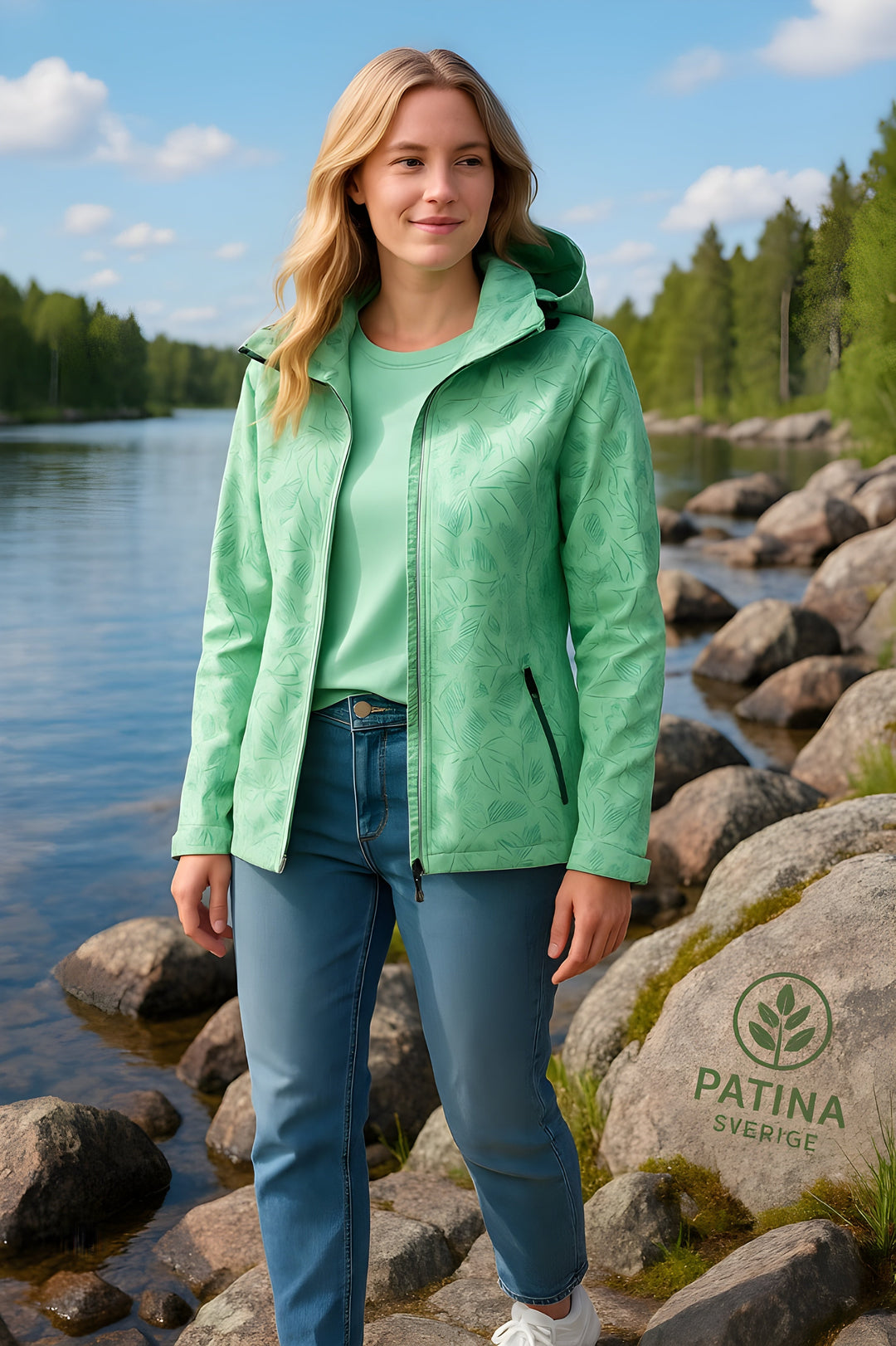 Joana - Windproof Printed Jacket