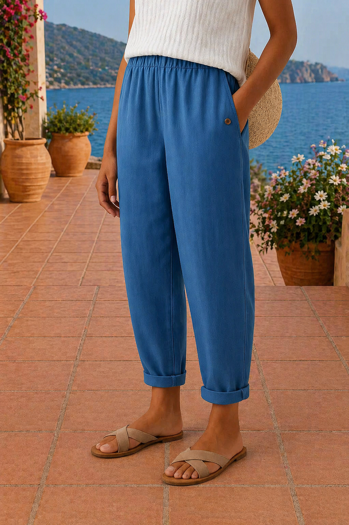 Lindia - Airy Linen Trousers