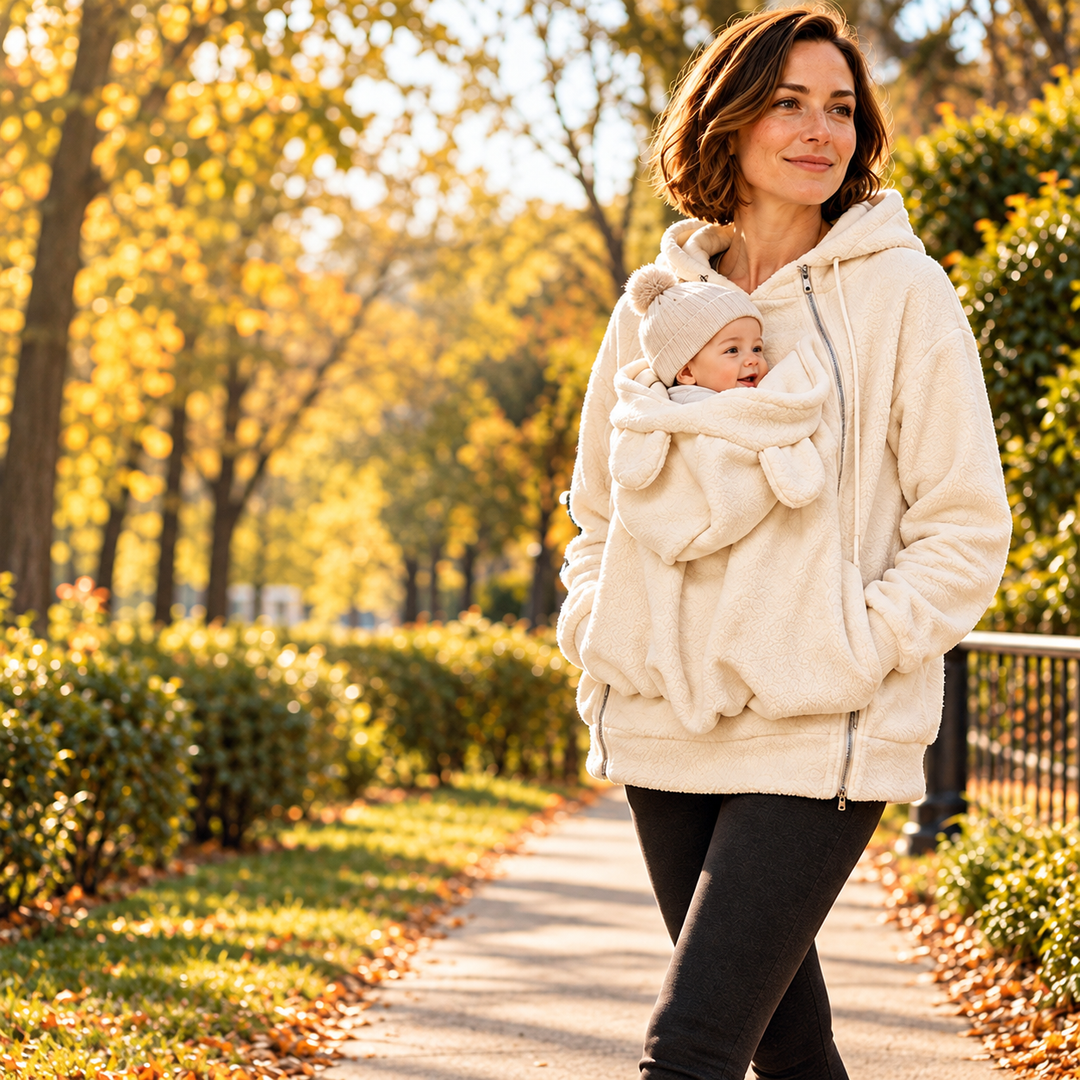 Tatjuira - Babywearing Hooded Fleece Jacket