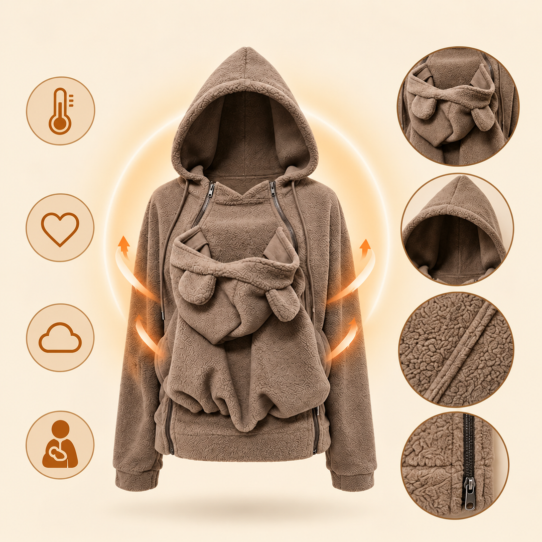 Tatjuira - Babywearing Hooded Fleece Jacket