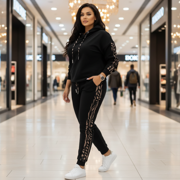 Yvetta - Hooded Tracksuit Set