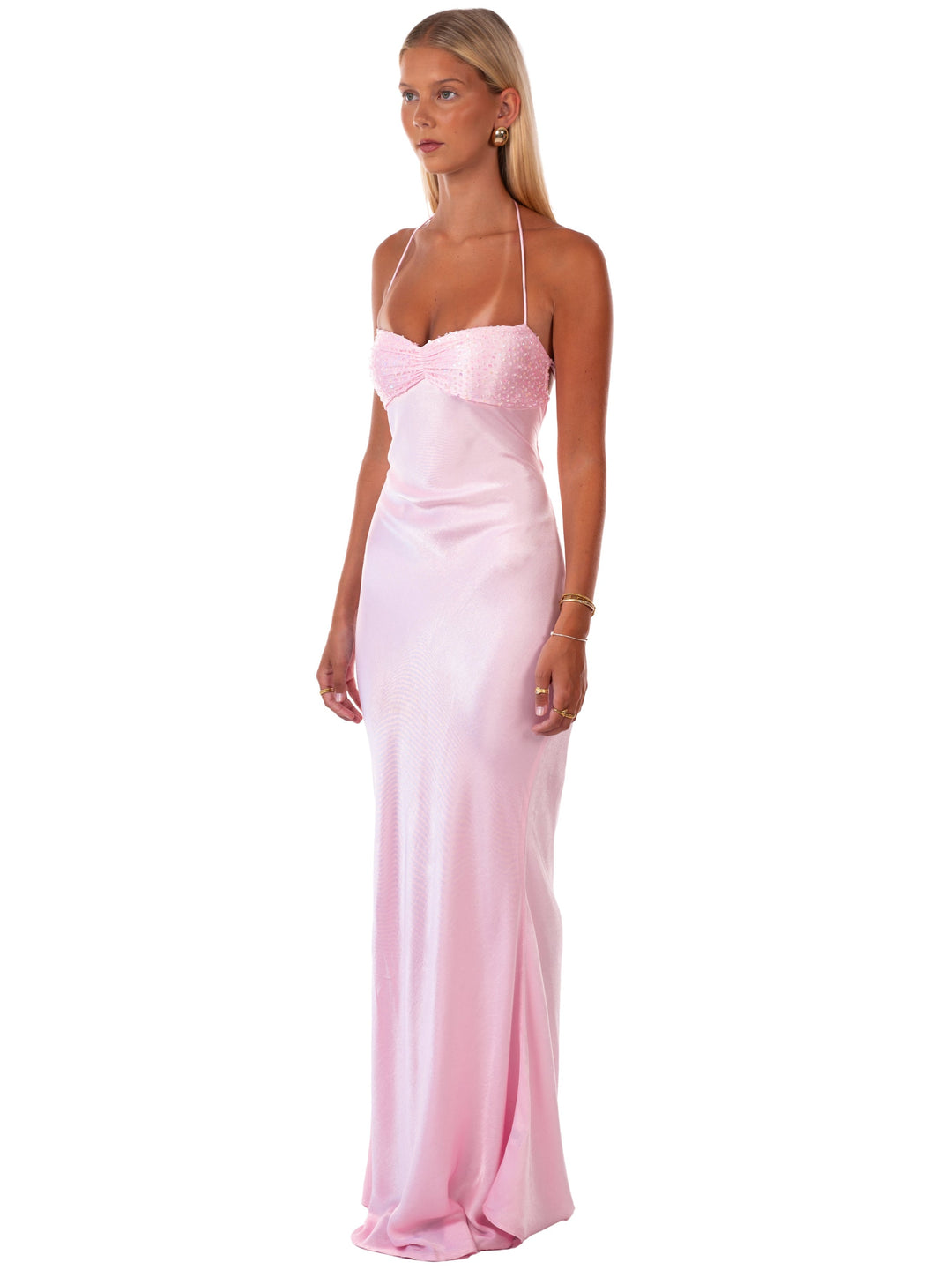 Nilysha - Elegant Sleeveless Maxi Dress