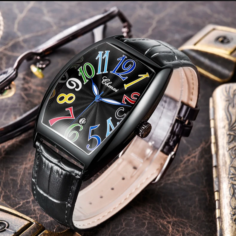 Simond - Stylish Watch With Leather Strap