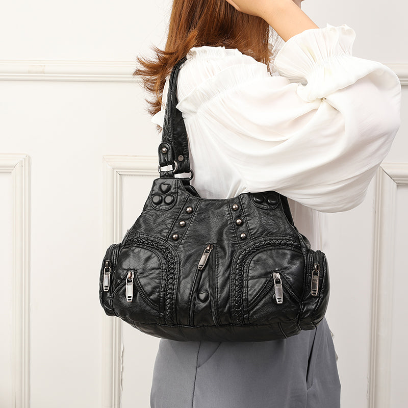 Alician - Boho Bag with Multiple Zippered Pockets