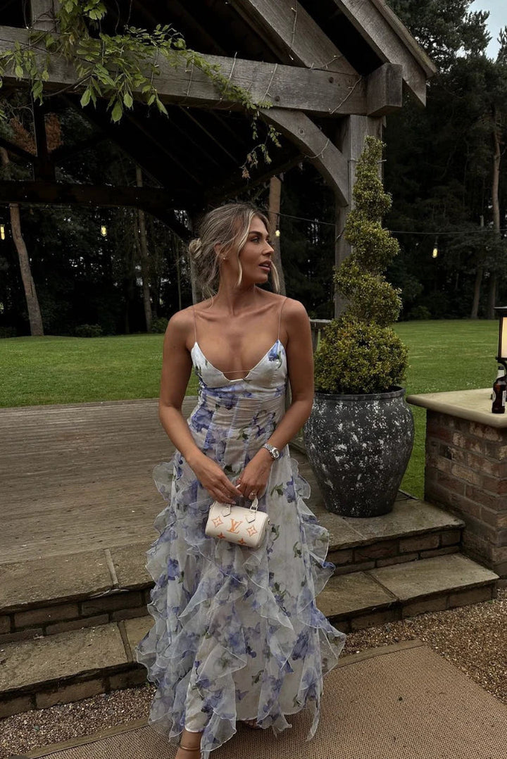 Mikayla - Elegant Dress With Ruffles