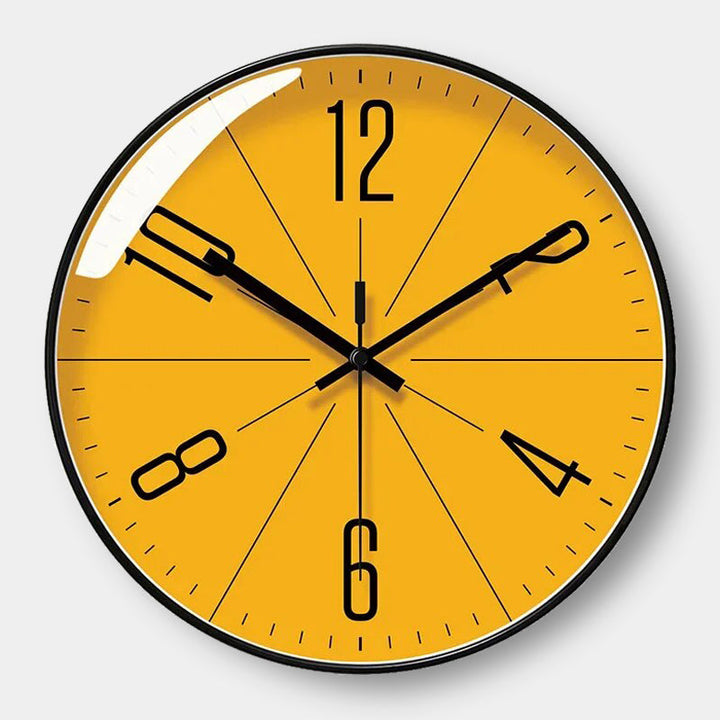 HourNest - Oslo Orange Wall Clock