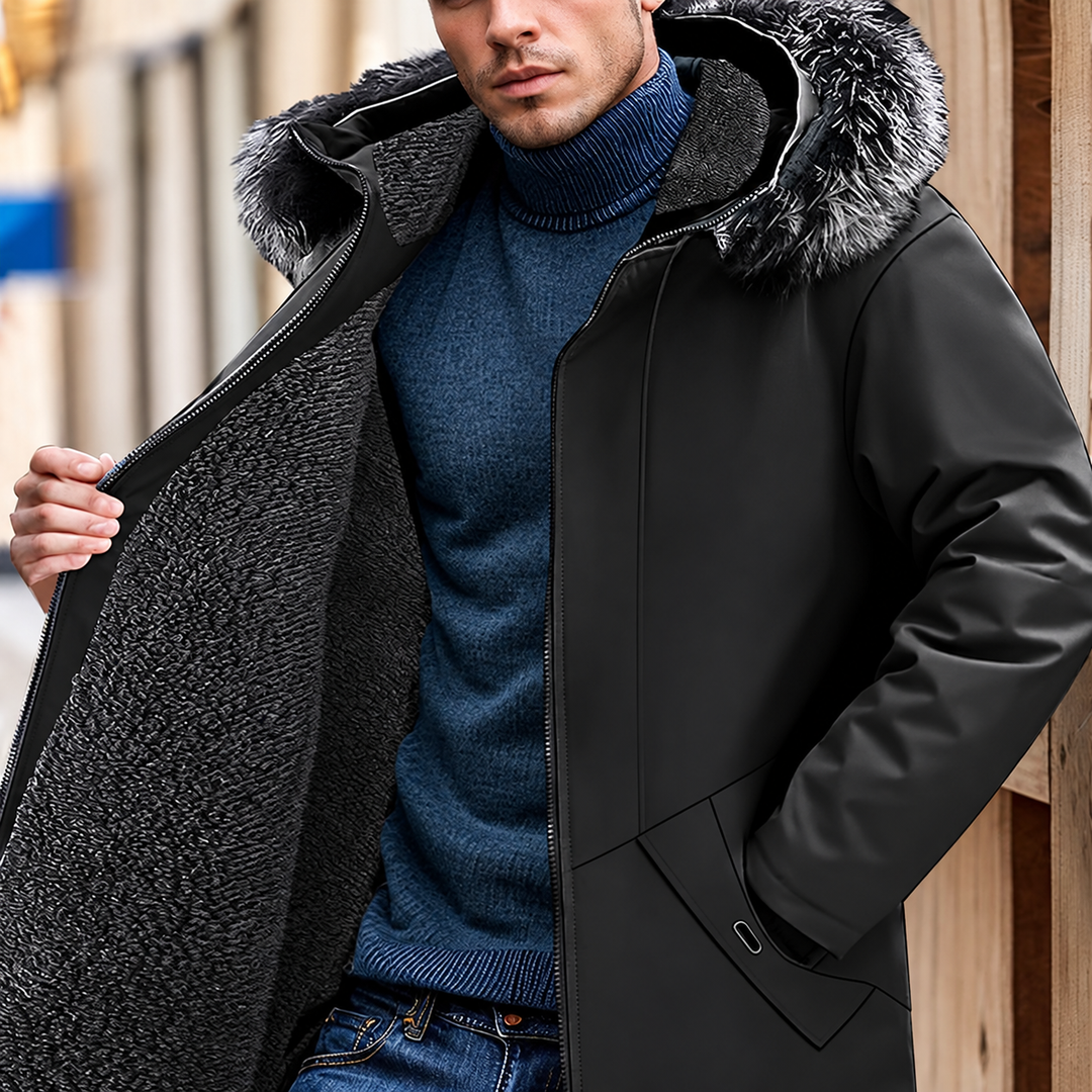 Aneliaitha - Windproof Hooded Parka Jacket