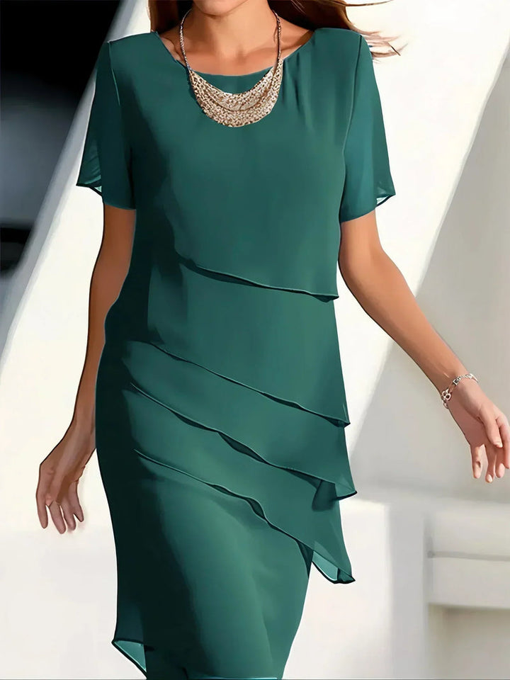Albane - Cross Border Chiffon Dress