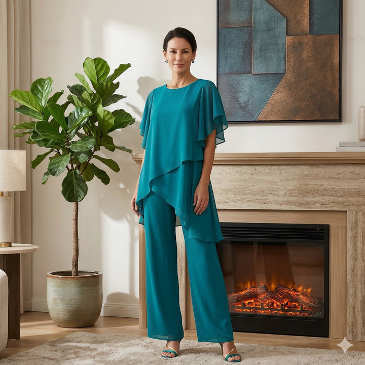Panam - Wide Leg Trouser Set