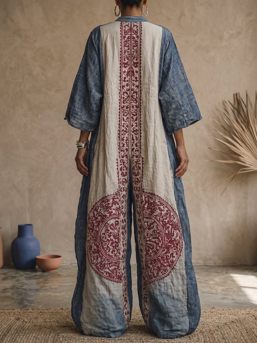 Flavie - Printed Wide Leg Jumpsuit