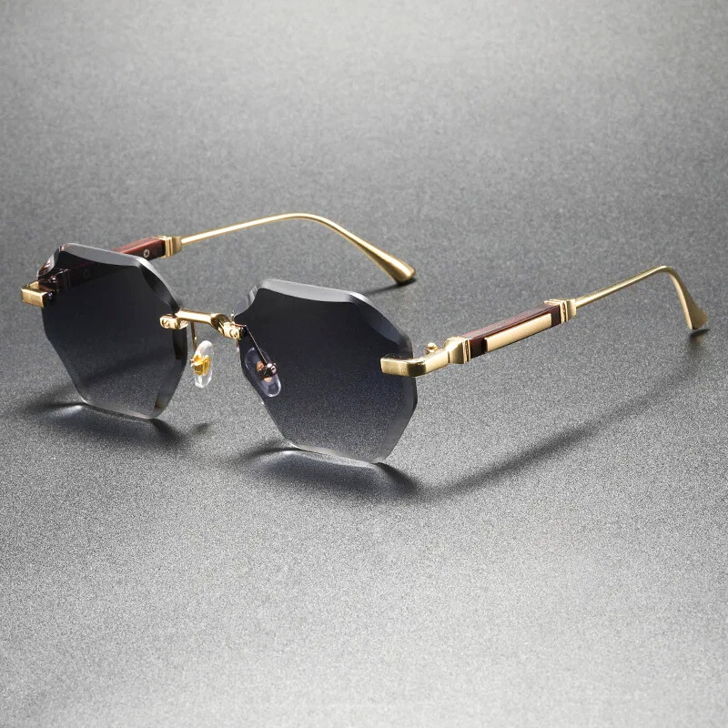 Author - Hexa Rimless Sunglasses