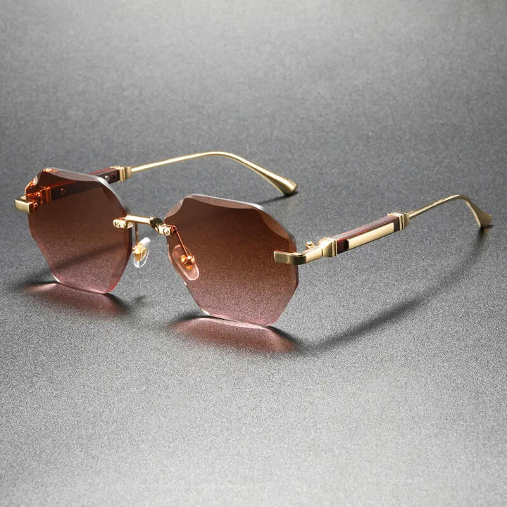 Author - Hexa Rimless Sunglasses