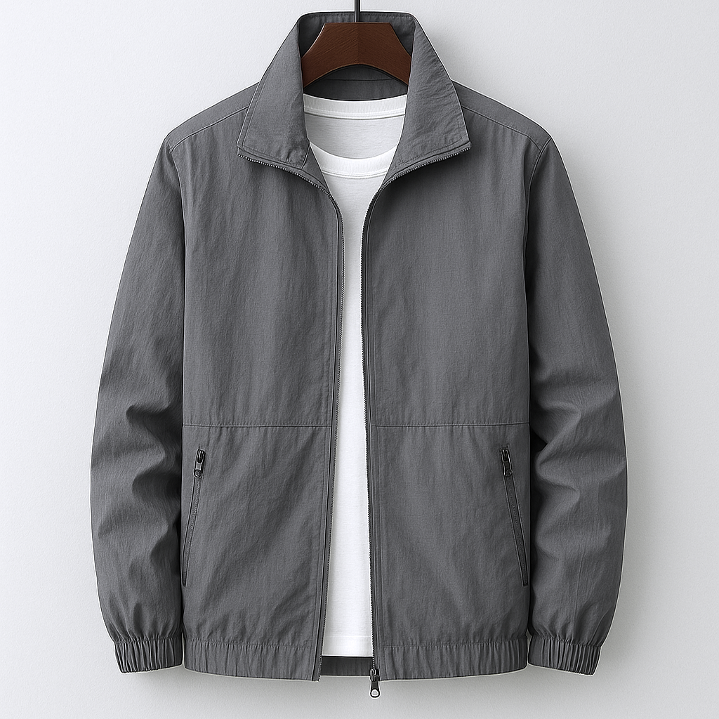 Granville - Casual Lightweight Stand Collar Jacket