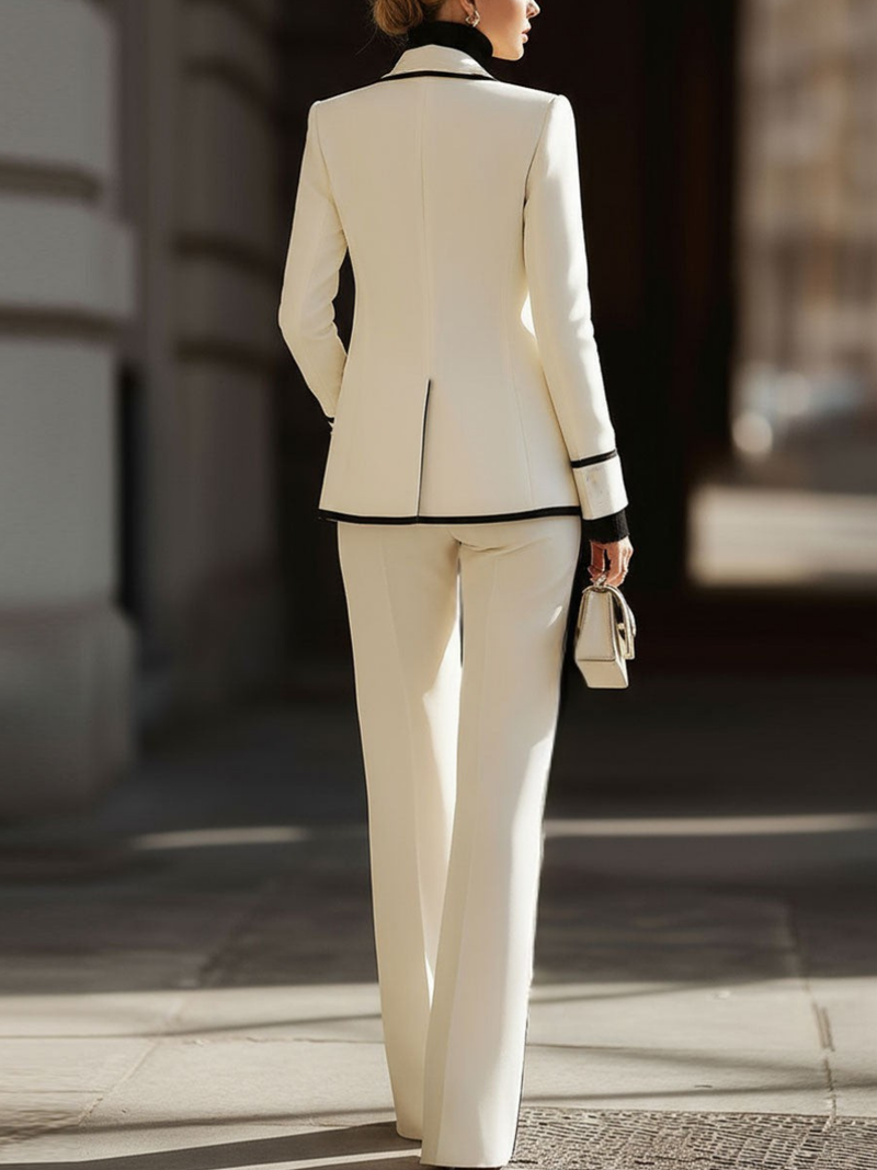 Kaushini - Wide Leg Two Piece Suit