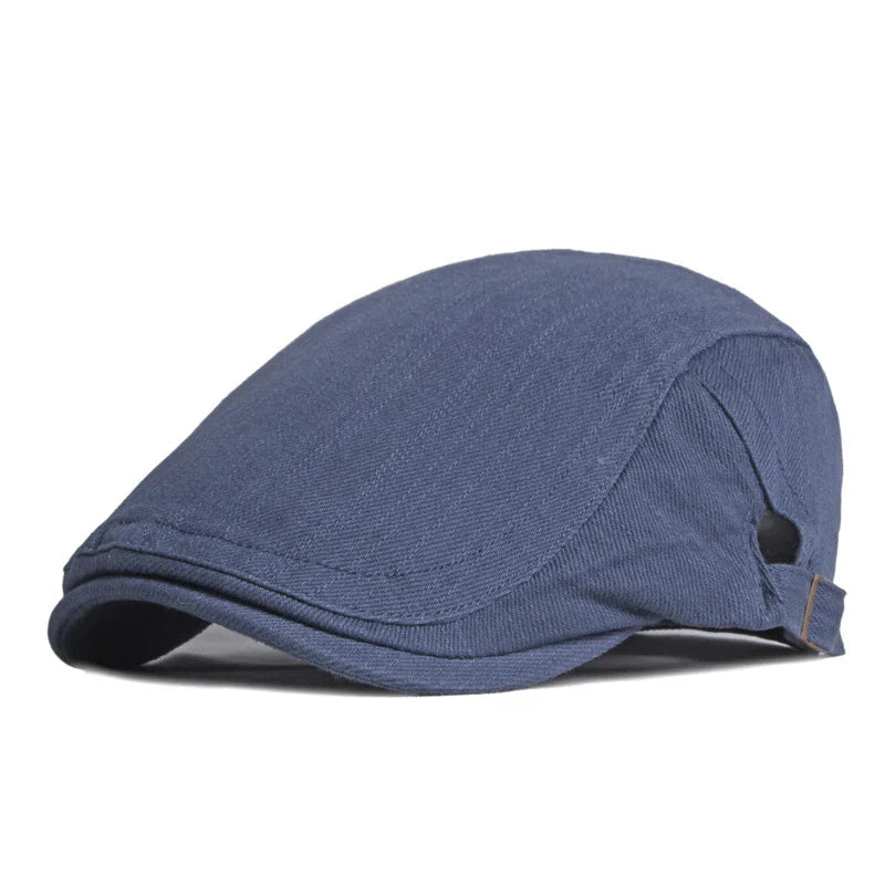 Rollason - Adjustable Cotton Flat Cap