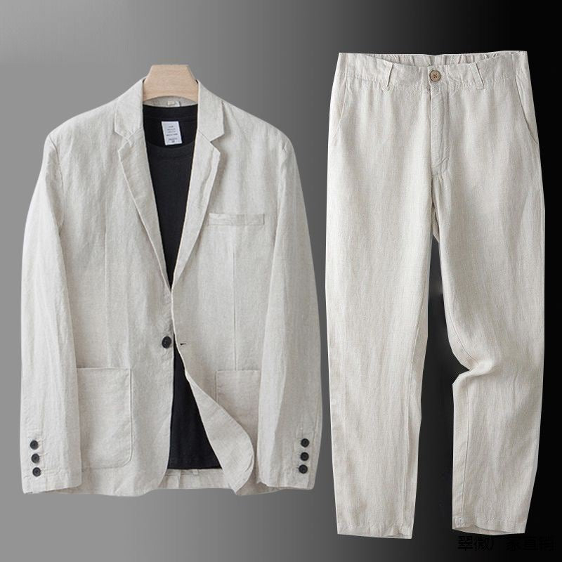 Sverrir - Linen Two Piece Suit