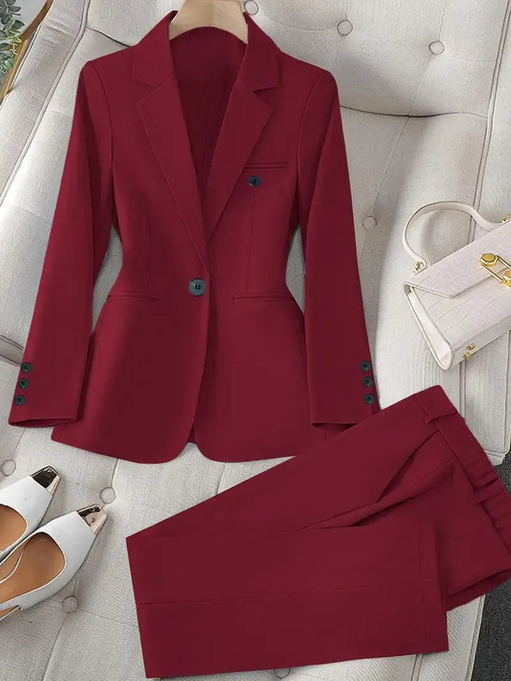 Tazmin - Elegant Jacket And Pant Suit