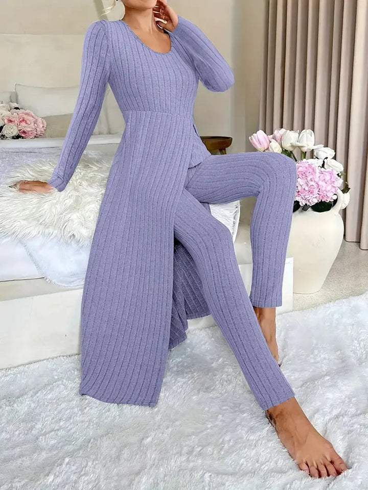 Zayda - Elegant Knitted Two Piece Set