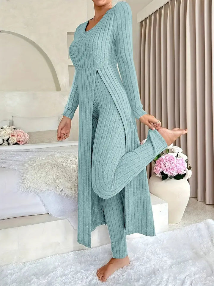 Zayda - Elegant Knitted Two Piece Set