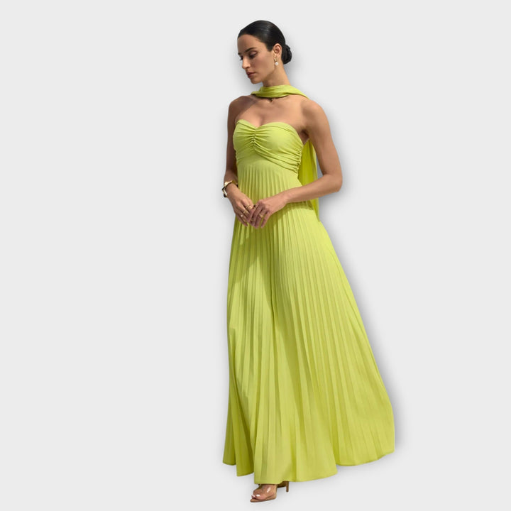 Hildaa - Elegant Long Dress Without Braces