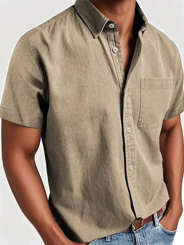 Maxence - Short Sleeve Summer Shirt