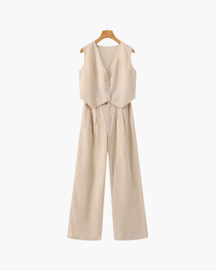 Lenaya - Two-Piece Linen Suit