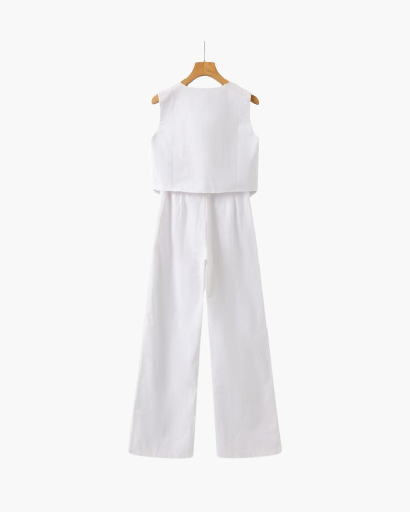 Lenaya - Two-Piece Linen Suit