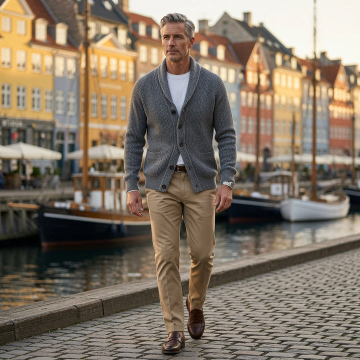 Amelelle - Long Sleeve Button-Up Cardigan