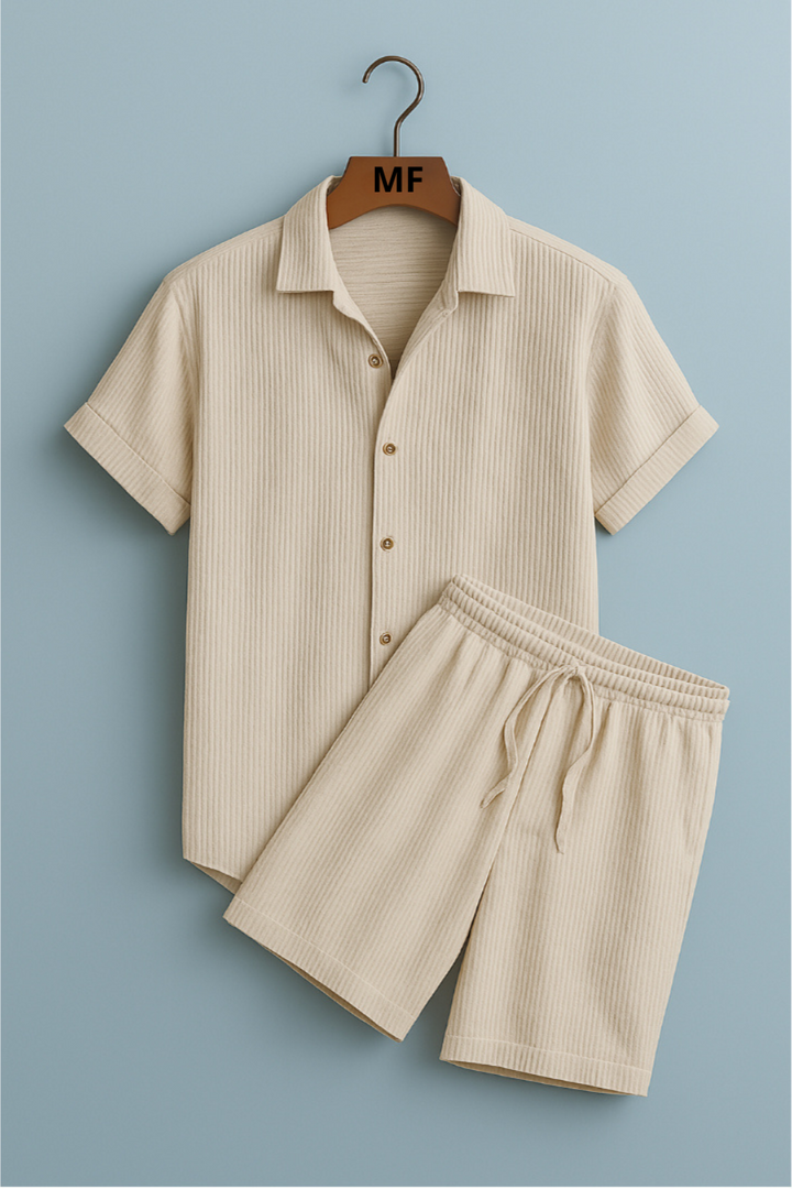 Palmer - Casual Short Sleeve Two Piece Summer Set