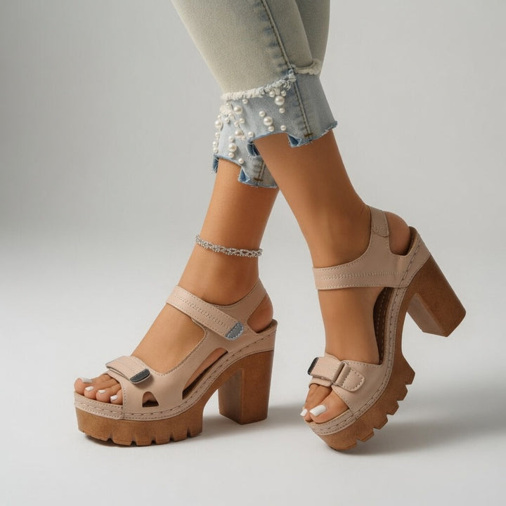 Lidya - Elegant  Chunky Heel Sandal