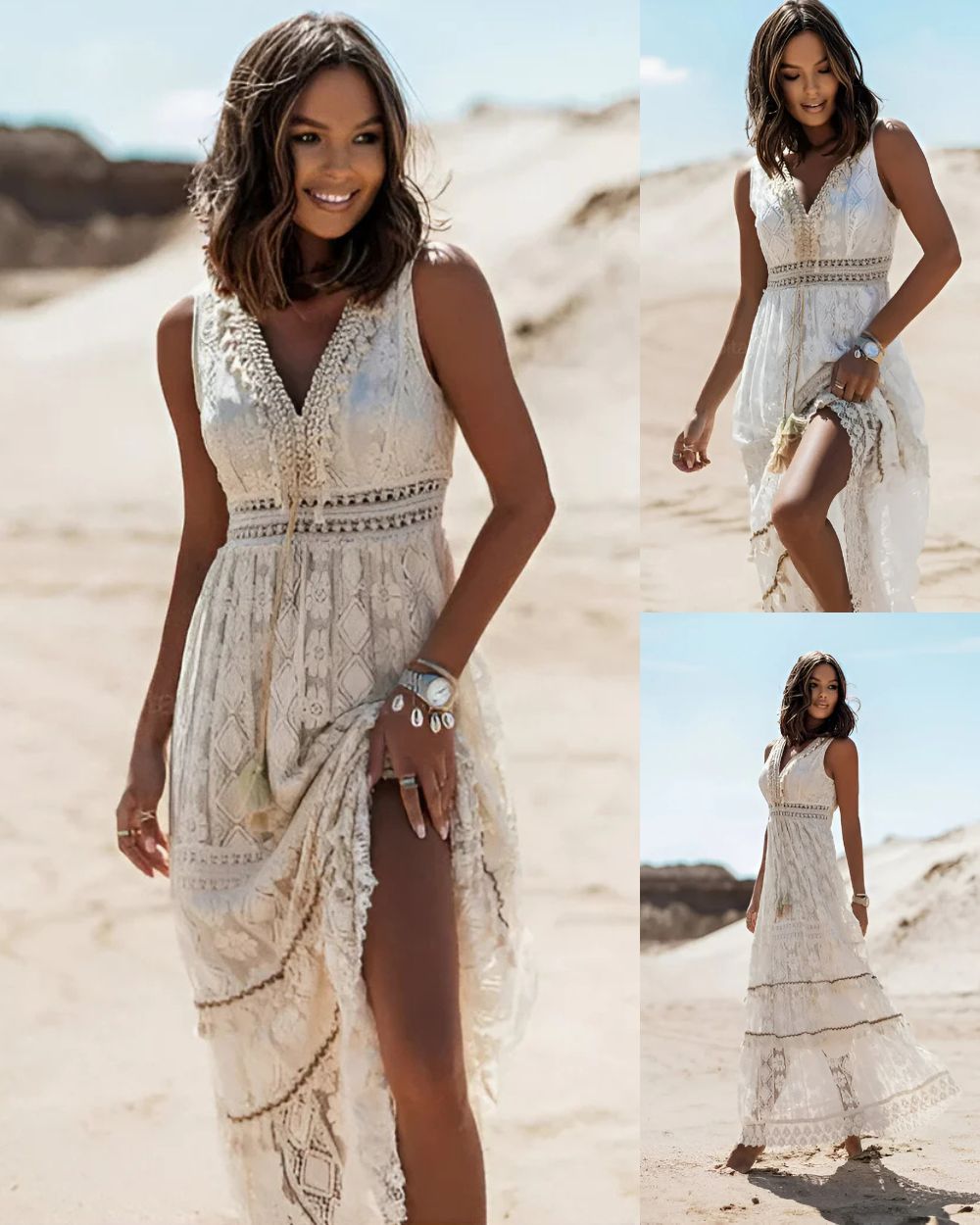 Jooli - Elegant Bohemian Style Dress